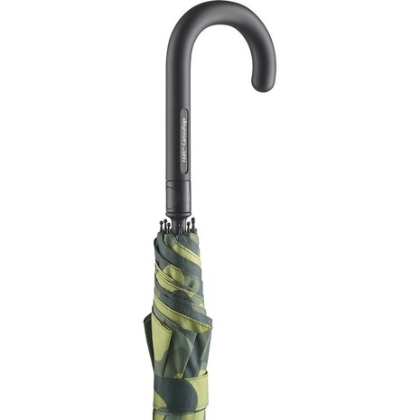Fare Camouflage 1118 windproof stokparaplu groen handvat