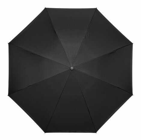 Impliva binnenstebuiten paraplu met dubbel doek roze RU-6-PMS BLACK 6C/PMS 219C bovenkant doek