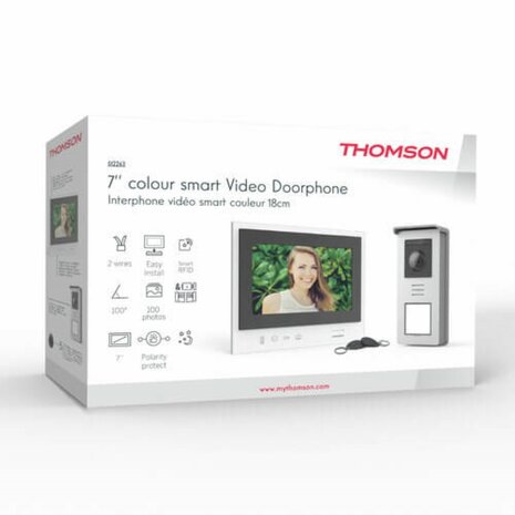 Thomson 512263 bedrade smart intercom met camera doos