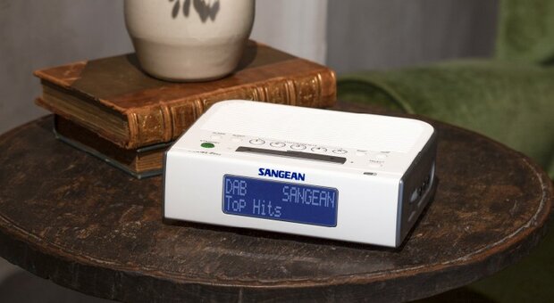 Sangean DCR-89+ DAB+/FM wekkerradio wit