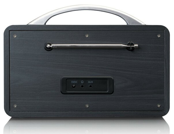 Lenco PIR-645BK DAB+/FM oplaadbare radio met internetradio zwart achterzijde