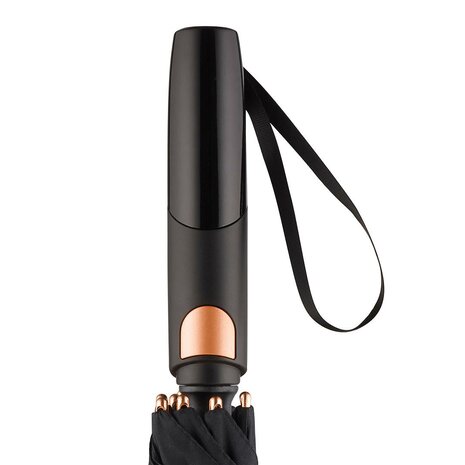 Fare Precious 7399 XL paraplu zwart koper 133 centimeter
