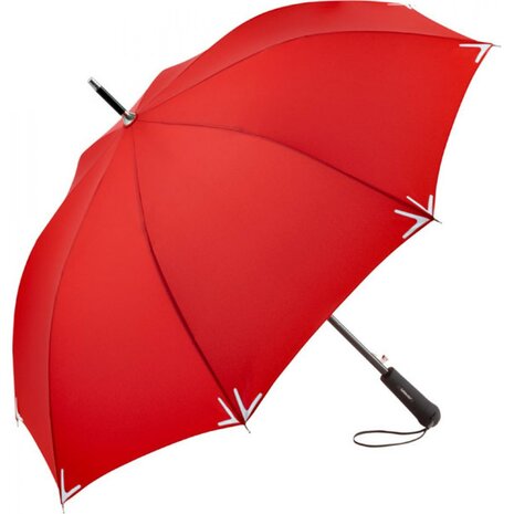 Fare Safebrella 7571 veilige paraplu met ledlamp en reflectoren rood