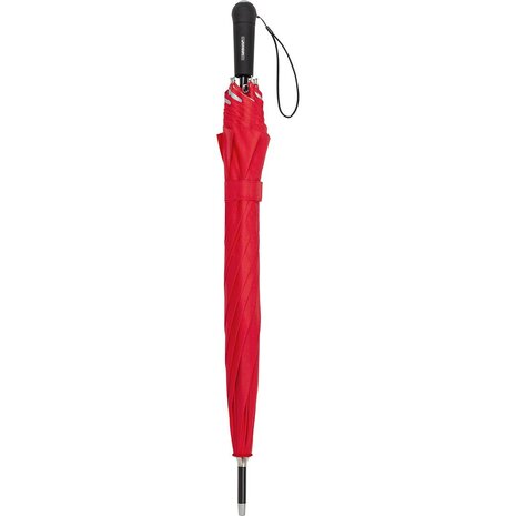 Fare Safebrella 7571 veilige paraplu met ledlamp en reflectoren rood