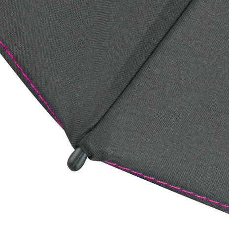Fare Mini Style 5084 zakparaplu met handopening zwart magentaFare Mini Style 5084 zakparaplu met handopening zwart magenta