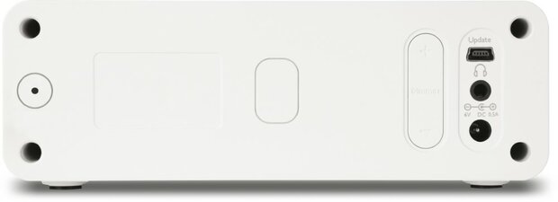 Technisat DIGITRADIO 51 DAB+/FM wekkerradio wit achterkant