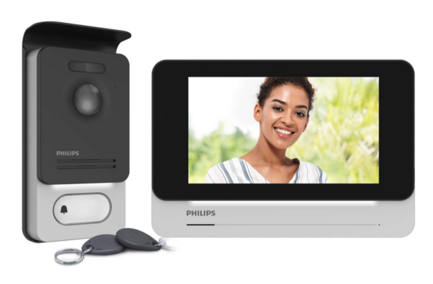 Philips WelcomeEye touch intercom met camera DES 9700 VDP met tags