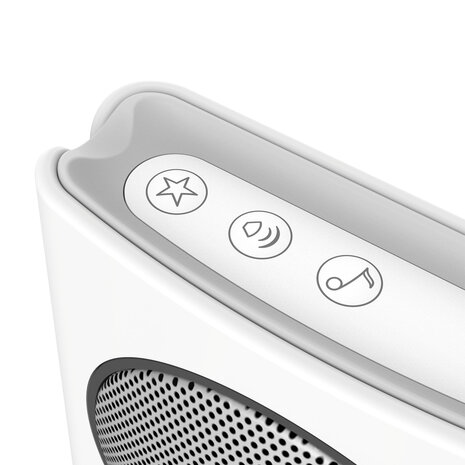 Extel diBi flash soft white draadloze deurbel 081738 bovenkant ontvanger