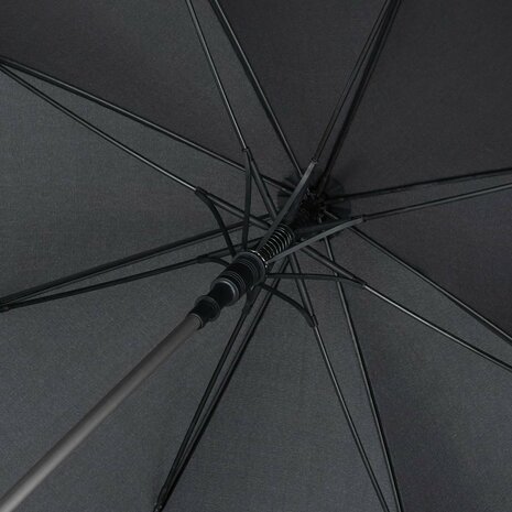 Fare Precious 7399 XL paraplu zwart titanium 133 centimeter flexibel glasvezel frame