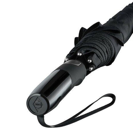Fare Precious 7399 XL paraplu zwart titanium 133 centimeter luxe handvat