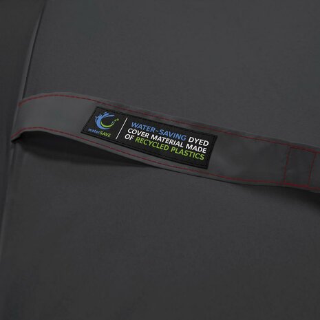 Fare Mini Style 5084 zakparaplu met handopening zwart rood