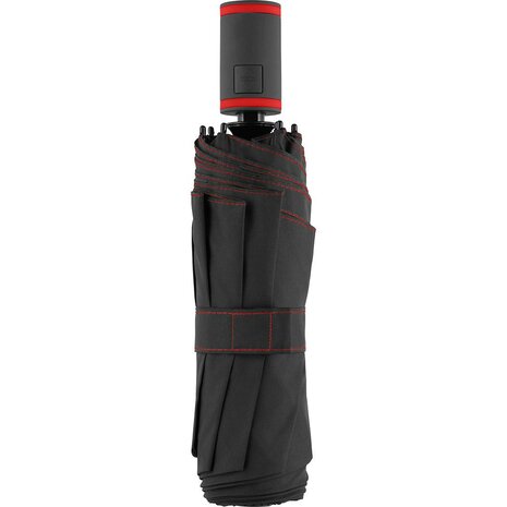 Fare Mini Style 5484 zakparaplu zwart rood