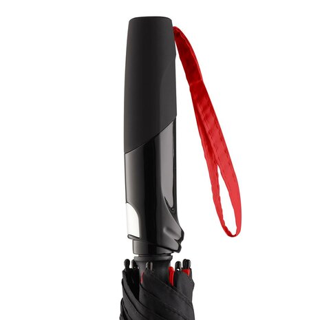 Fare Seam 4399 luxe windproof golfparaplu 115 cm zwart rood