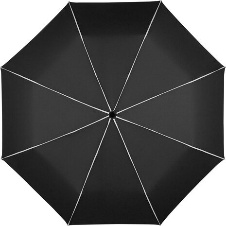 Fare Seam 5639 extra grote zakparaplu zwart grijs