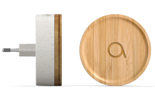 Avidsen 102498 draadloze en kinetische deurbel bamboe met plug-in ontvanger