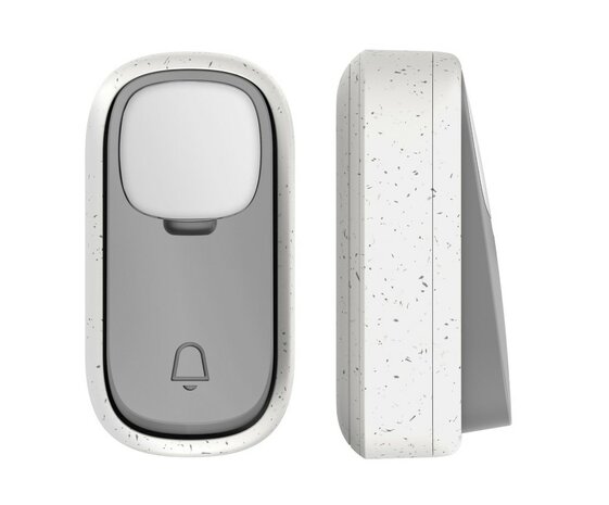 Avidsen 102498 draadloze en kinetische deurbel bamboe 2 beldrukkers + 2 ontvangers