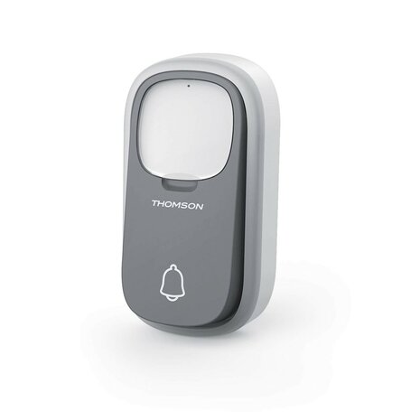 Thomson 513133 draadloze deurbel met kinetische knop en plug-in ontvanger beldrukker