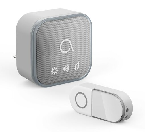 Avidsen Sona-T Plug-In draadloze deurbel met flitslicht op netstroom