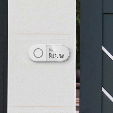 Avidsen Sona-T Plug-In draadloze deurbel met flitslicht op netstroom belknop