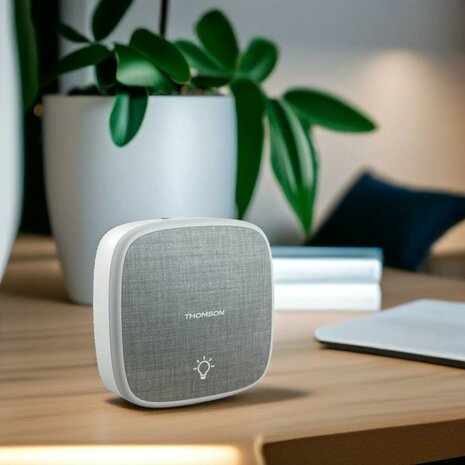 Thomson 513133 draadloze deurbel met kinetische knop en 4 plug-in ontvangers