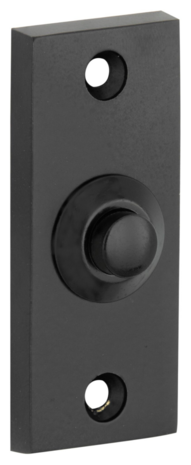 Artitec 95473 beldrukker rechthoekig messing mat zwart