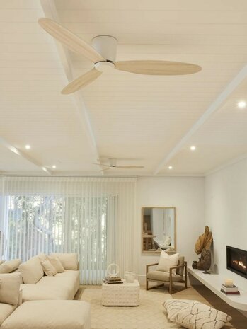 Beacon Airfusion Radar plafondventilator lichthout 132 centimeter woonkamer