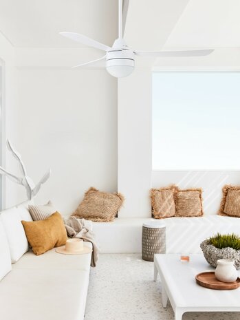 Beacon 531016 Bayside Megara Light plafondventilator wit 122 cm