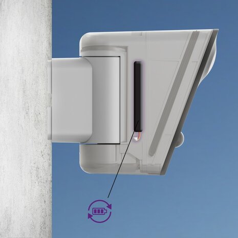 Philips WelcomeEye View Wi-Fi buitencamera FULLHD 2K noodbatterij