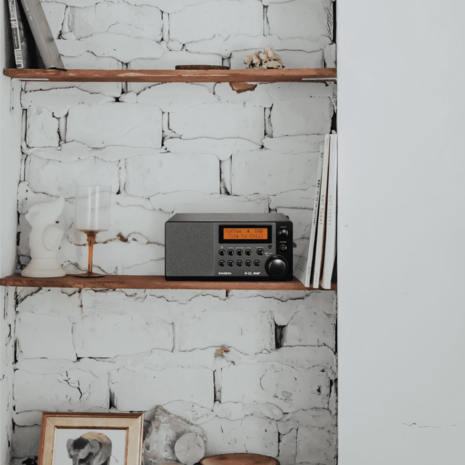 Sangean DDR-31+ DAB+/FM houten kast tafelradio met bluetooth zwart