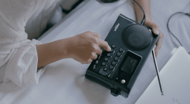 Sangean WFR-28BT DAB+/FM oplaadbare internetradio zwart met bluetooth en app