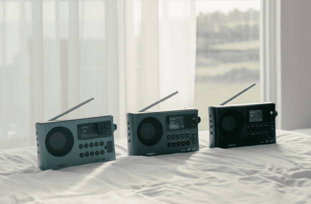 Sangean WFR-28BT Dark Blue DAB+/FM oplaadbare internetradio donkerblauw met bluetooth en app