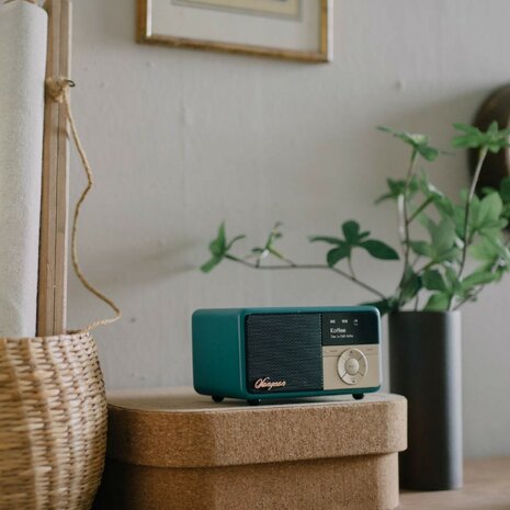 Sangean DDR-7X Green DAB+/FM-RDS oplaadbare mini radio groen met bluetooth en aux