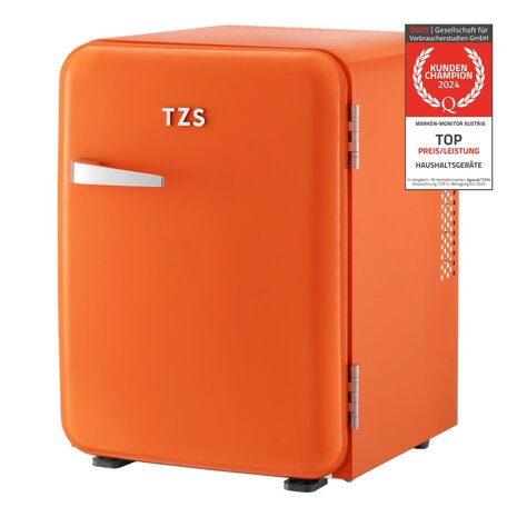 First Austria FA-5172-3-OR thermo-elektrische retro mini koelkast 40 liter oranje