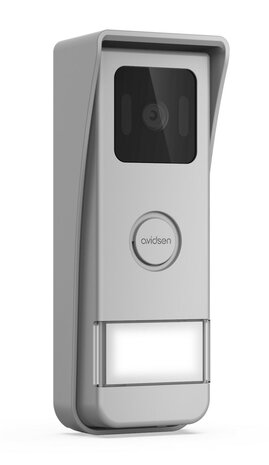 Avidsen 112296 Elia Solar Wave draadloze intercom met camera met scherm op zonne-energie