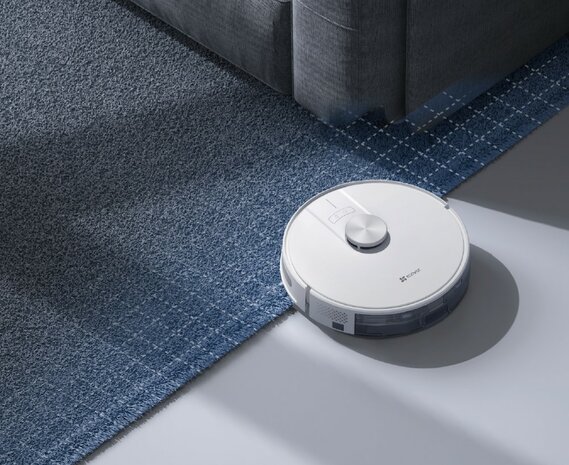 Ezviz RE4 slimme robotstofzuiger met dweilfunctie wit 4000 Pa detectie tapijt