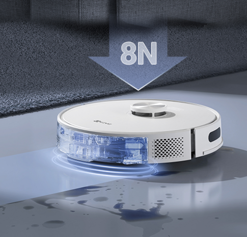 Ezviz RE4 slimme robotstofzuiger met dweilfunctie wit 4000 Pa dweildruk 8N