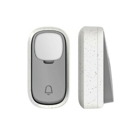 Avidsen 102498-2 draadloze en kinetische deurbel bamboe + 2 ontvangers