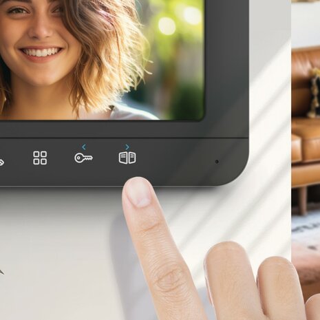 Avidsen 112300 Prima bedrade intercom met camera + scherm binnenscherm