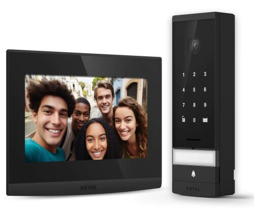 Extel 720330 Open 3K bedrade video intercom met toetsenbord en 7 inch scherm