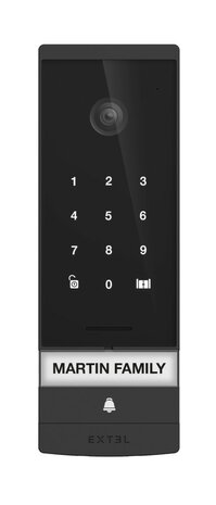 Extel 720330 Open 3K bedrade video intercom met toetsenbord en 7 inch scherm buitenunit