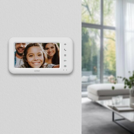 Avidsen 112303 &Eacute;lia bedrade intercom met camera + scherm binnenscherm