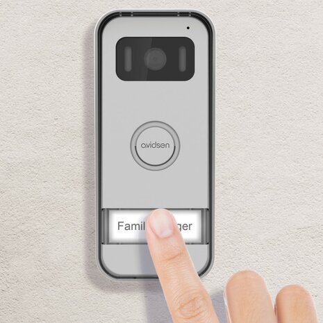 Avidsen 112302 Elia Smart 2 Wifi bedrade intercom met camera + app buitenunit