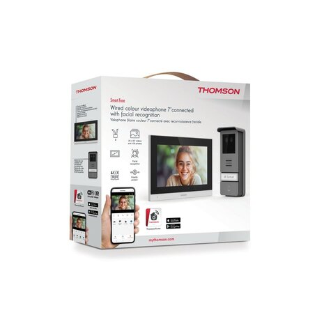 Thomson 512278 Smart Face bedrade video intercom met gezichtsherkenning doos