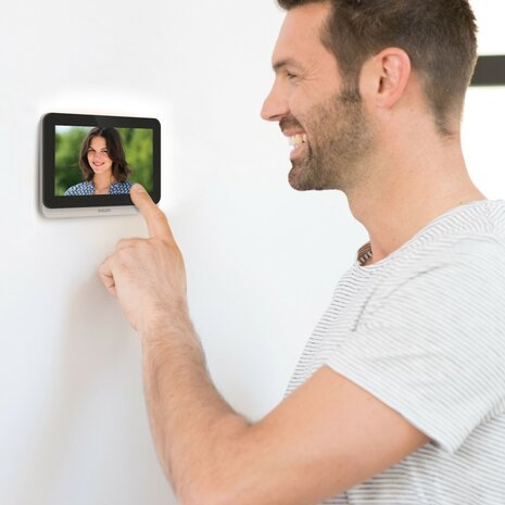 Philips 531047 WelcomeEye Lite 2 bedrade intercom deurbel met camera scherm