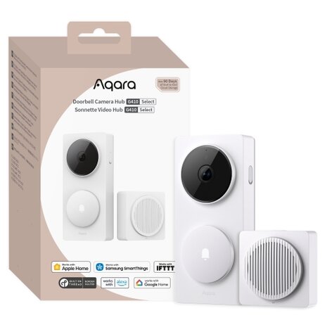 Aqara Smart Video Doorbell Hub G410 Select wit verpakking