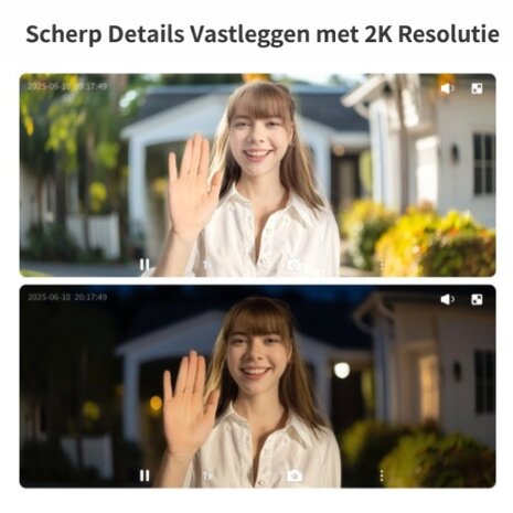 Aqara Smart Video Doorbell G410 Select - bedrade & draadloze videodeurbel met gong - zwart 2K resolutie