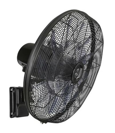 Casafan wandventilator Airos Eco Silent Wall SW zwart 51 cm