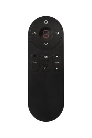 Casafan wandventilator Airos Eco Silent Wall SW zwart 51 cm