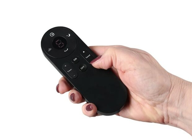 Casafan wandventilator Airos Eco Silent Wall SW zwart 51 cm