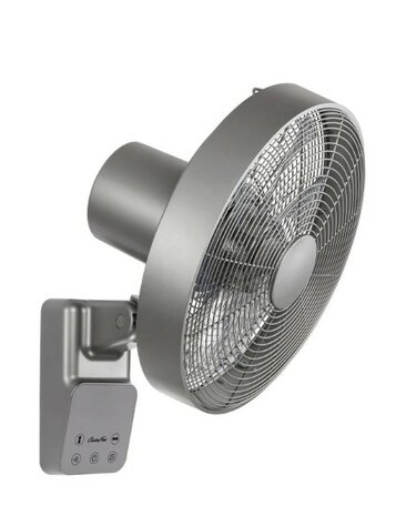 Casafan wandventilator Airos Eco Design Wall II TS titanium zilver 40 cm